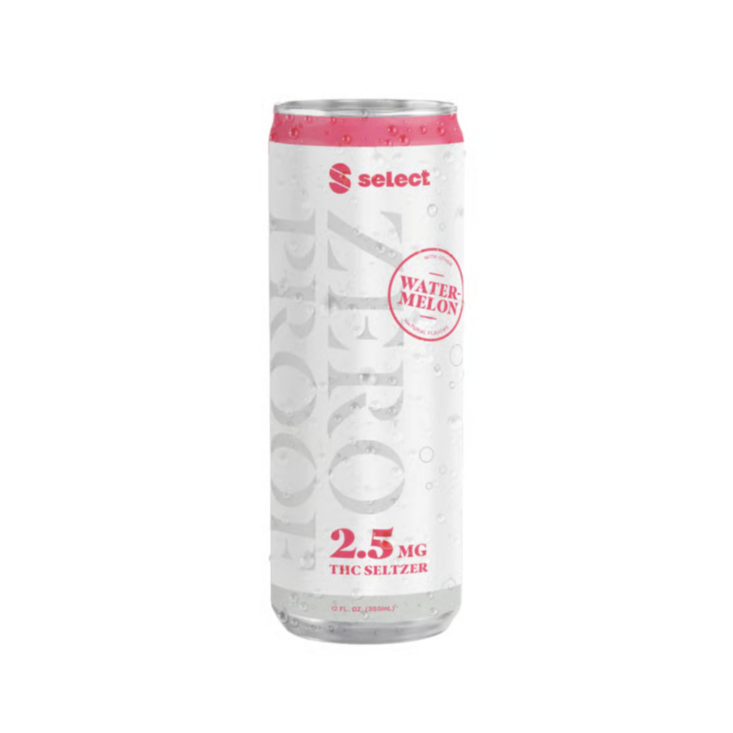Zero Proof Watermelon Seltzer 2.5mg THC | 4-pack
