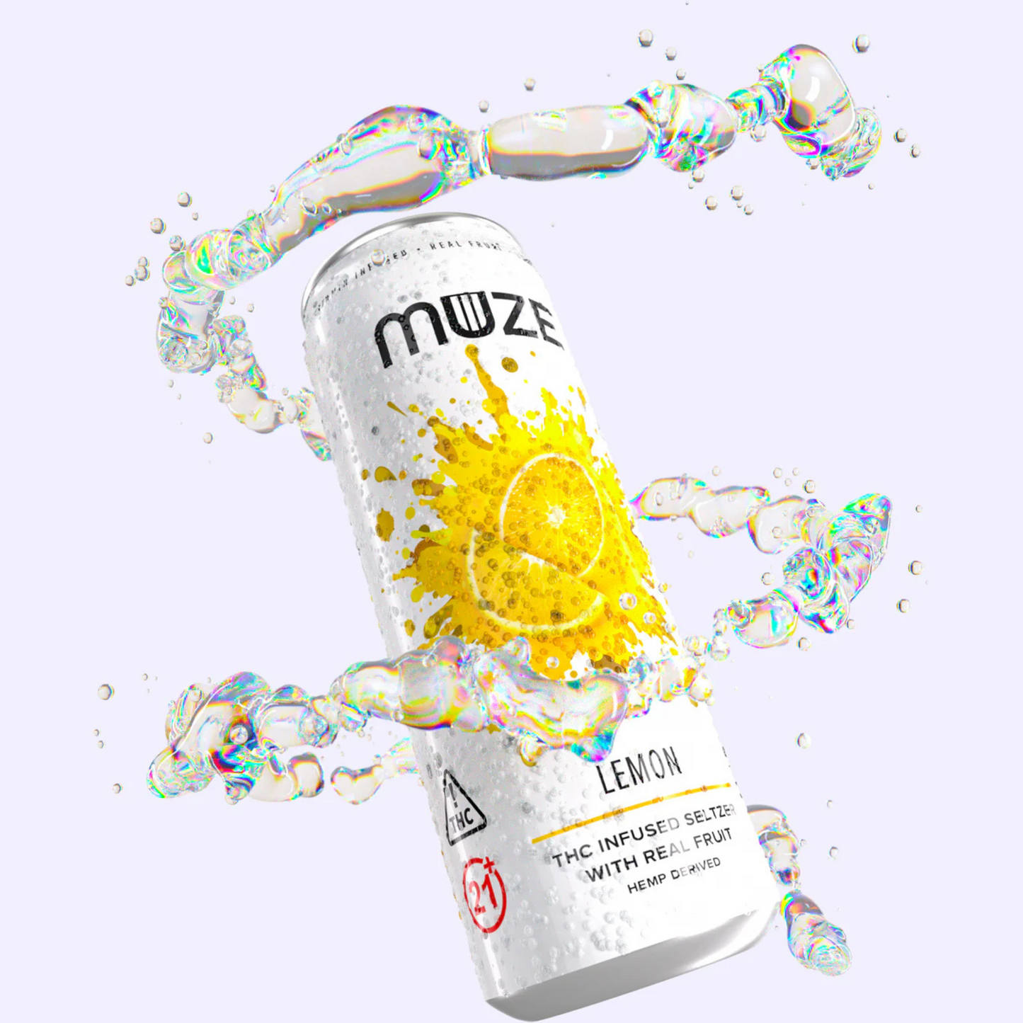 Muze Lemon Seltzer 3mg THC | 4-pack
