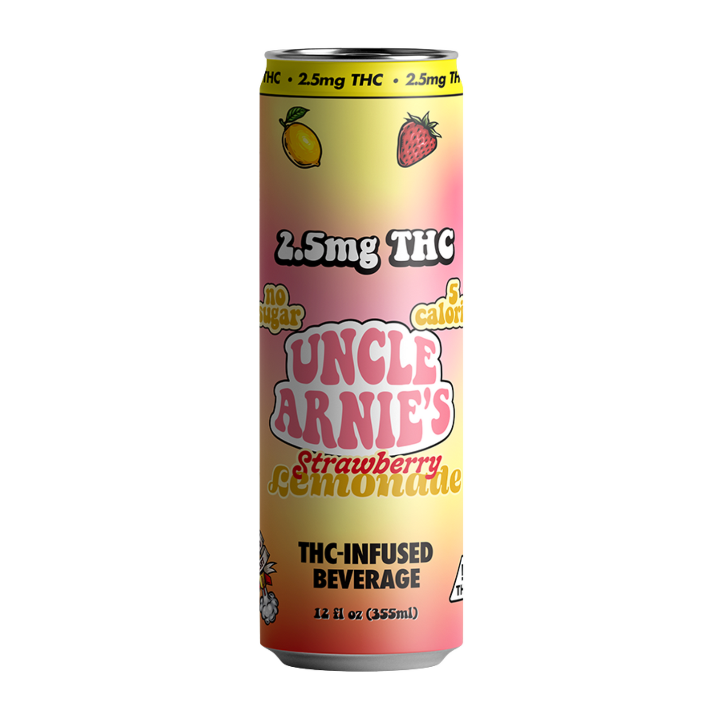 Uncle Arnies Strawberry Lemonade 2.5mg THC | 4-pack