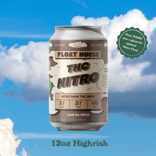 Float House Nitro Stout 3mg THC lifestyle