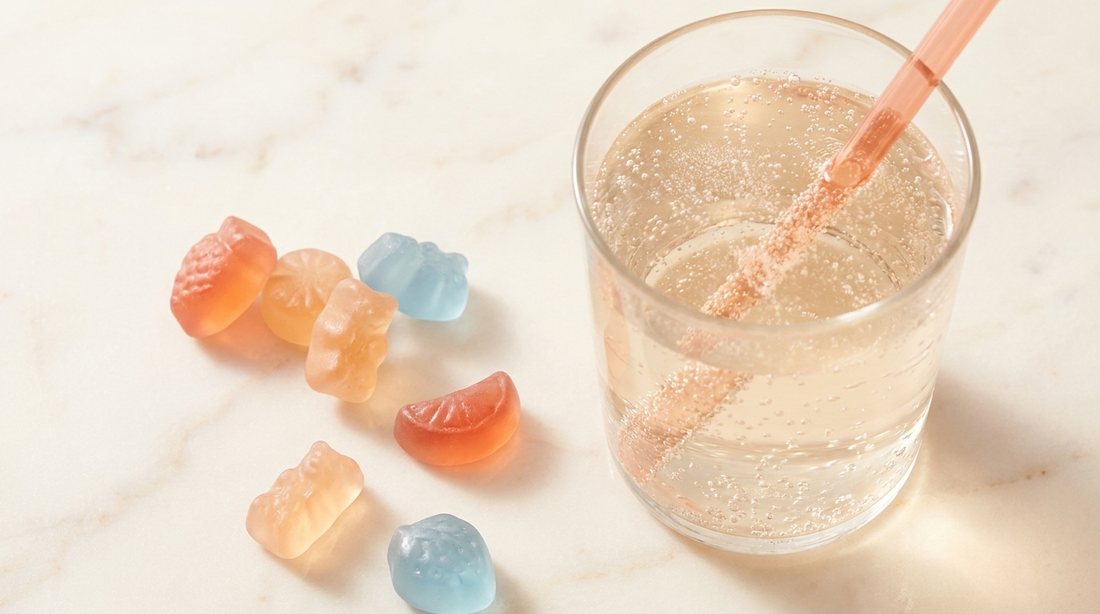 Gummies versus sparkling drinks — Elevated Beverages