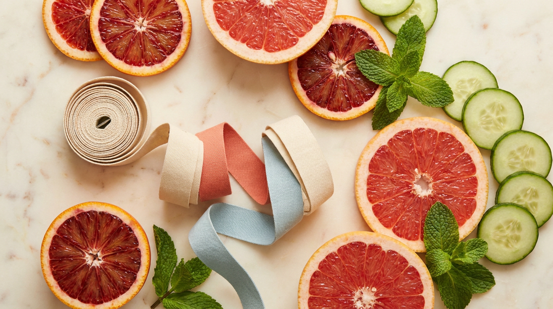 Healthy citrus and measuring tape — Elevated Beverages