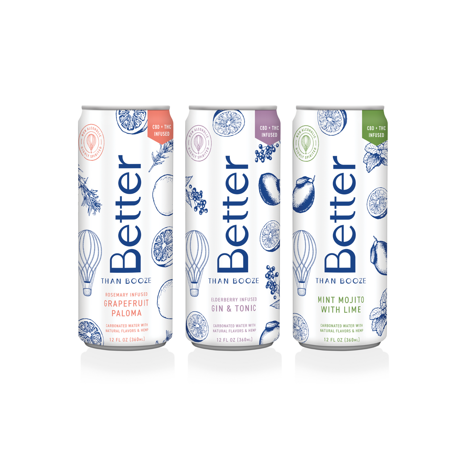 Better Than Booze CBD + THC Collection