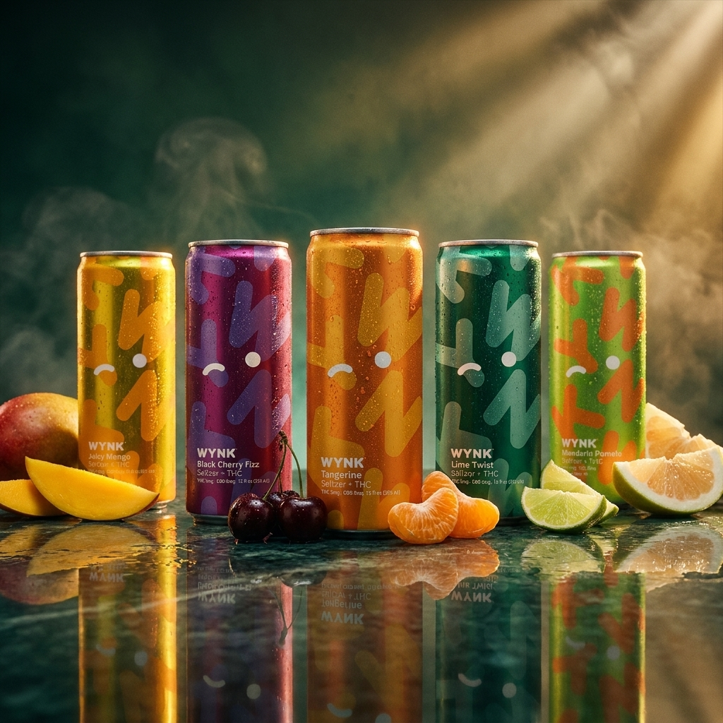 WYNK THC seltzers — full lineup | Elevated Beverages