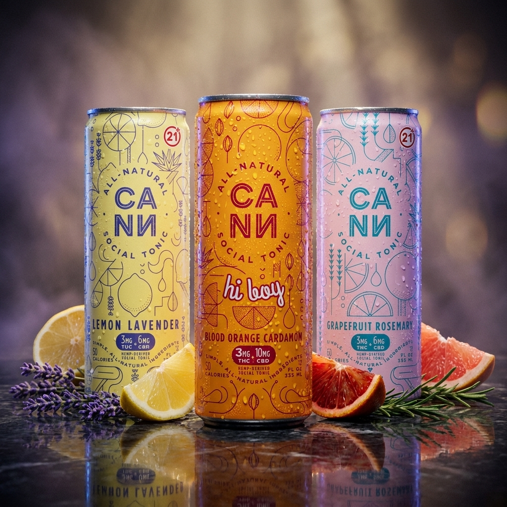 CANN THC social tonics — full lineup | Elevated Beverages