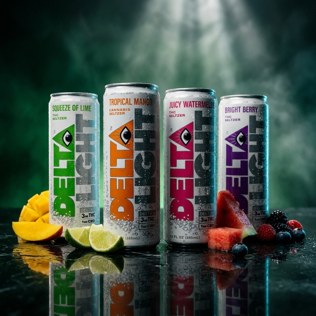 Delta Light THC seltzers — full lineup | Elevated Beverages