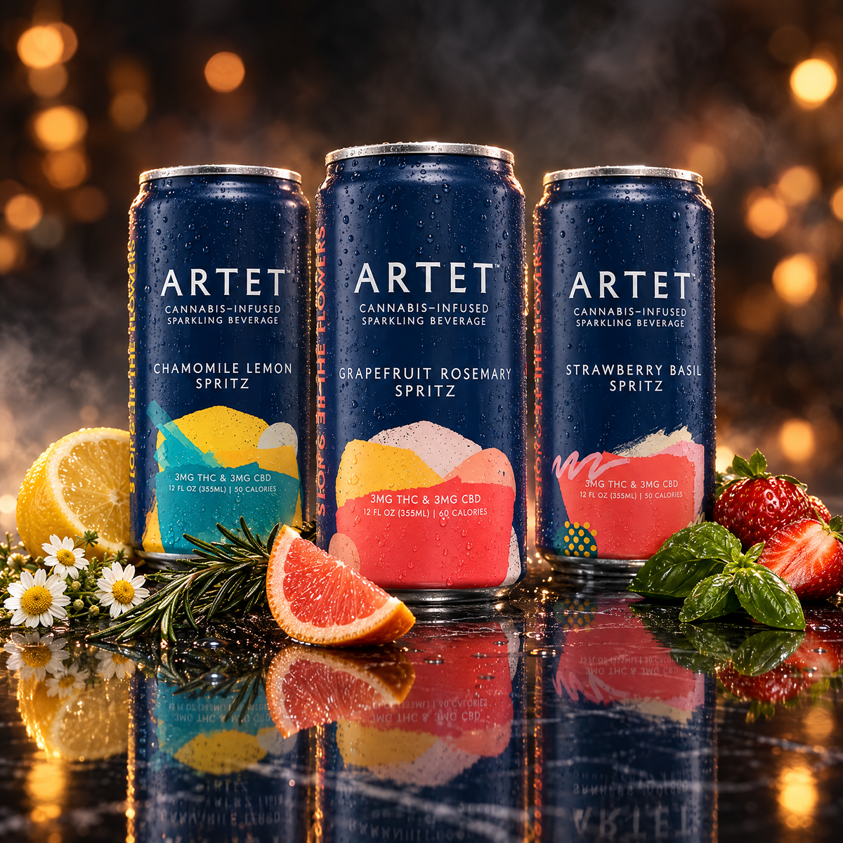 Artet THC spritzes: full lineup | Elevated Beverages