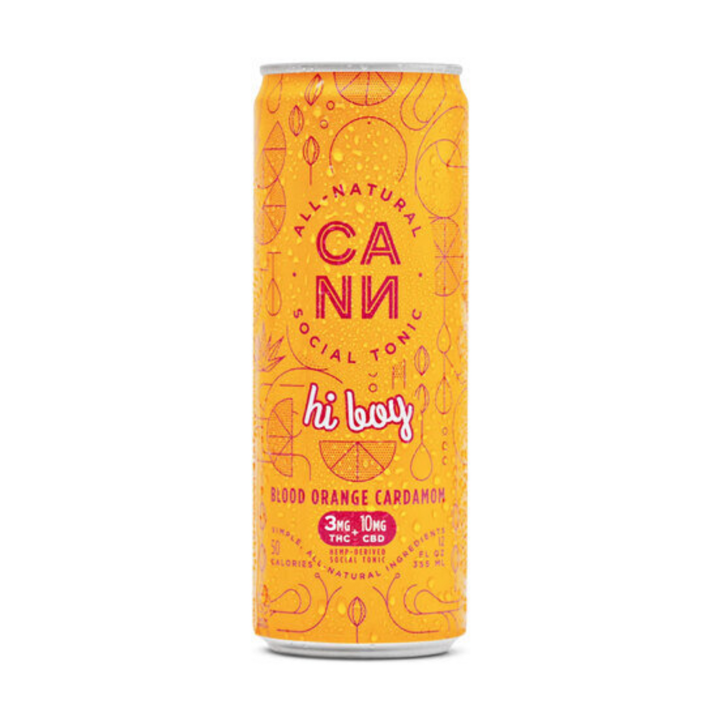 CANN Blood Orange Cardamom 3mg THC | 4-pack