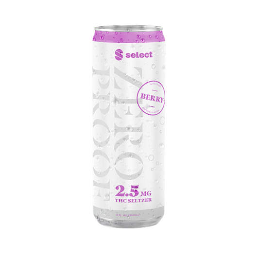Zero Proof Berry Seltzer 2.5mg THC | 4-pack