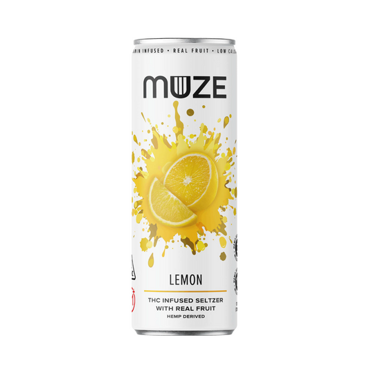 Muze Lemon Seltzer 3mg THC | 4-pack