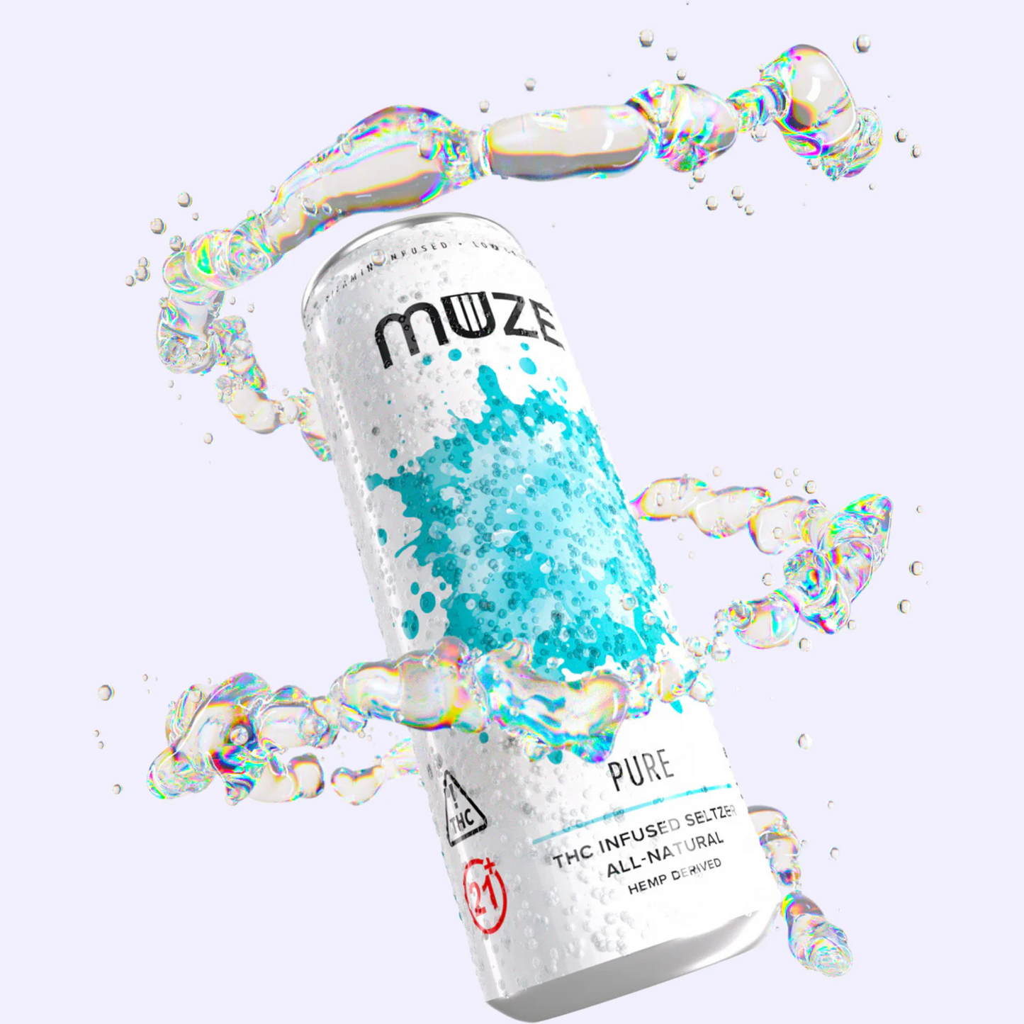 Muze Pure Seltzer 3mg THC | 4-pack