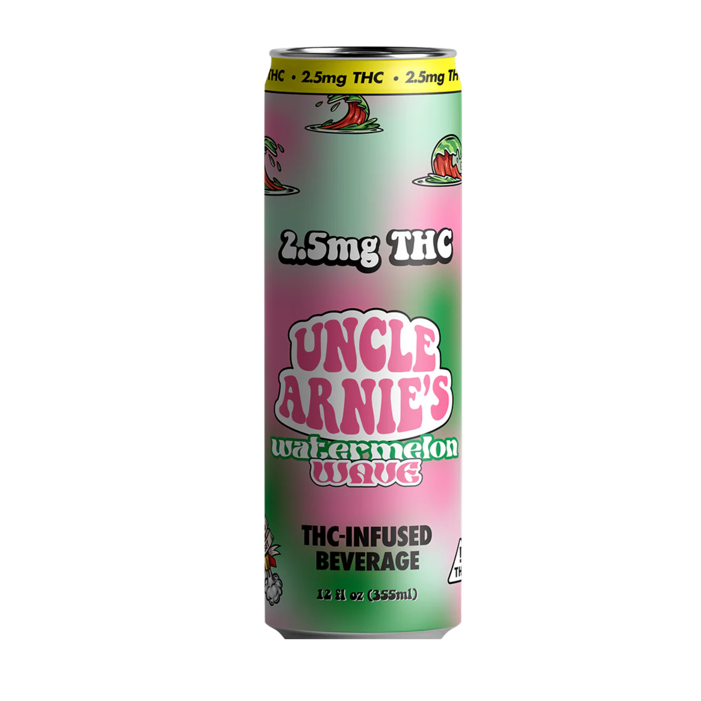Uncle Arnies Watermelon Wave 2.5mg THC | 4-pack