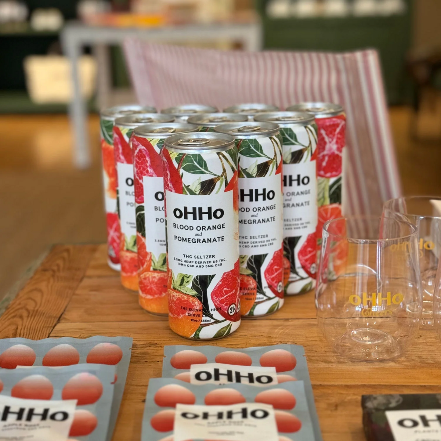 oHHo Blood Orange Pomegranate 3mg THC | 4-pack