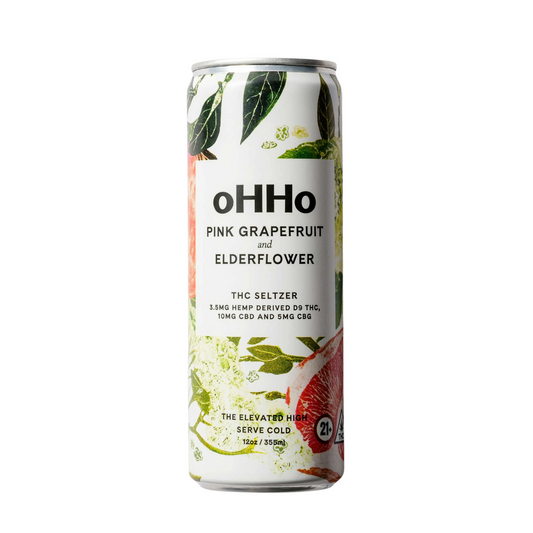 oHHo Pink Grapefruit Elderflower 3mg THC | 4-pack
