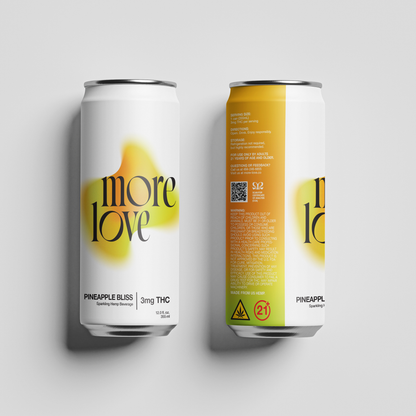 More Love Pineapple Bliss 3mg THC | 4 Pack