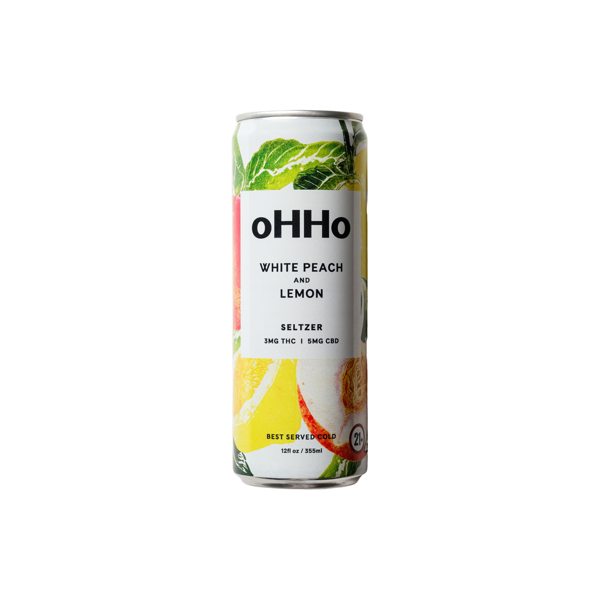 oHHo White Peach and Lemon 3mg THC can