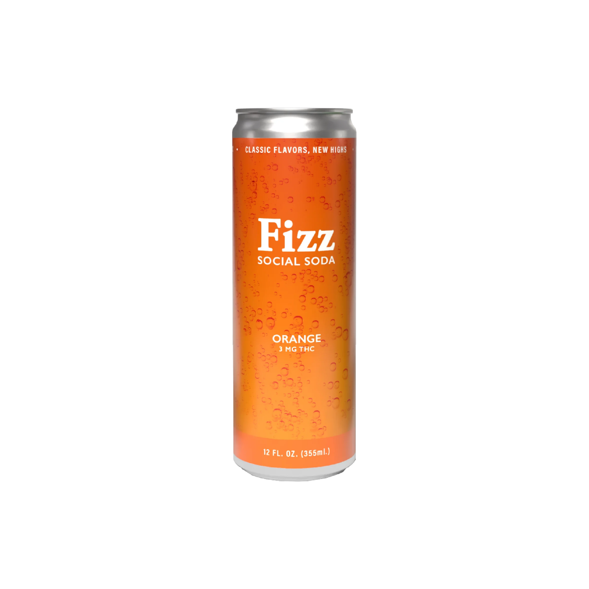 Fizz Orange 3mg THC can