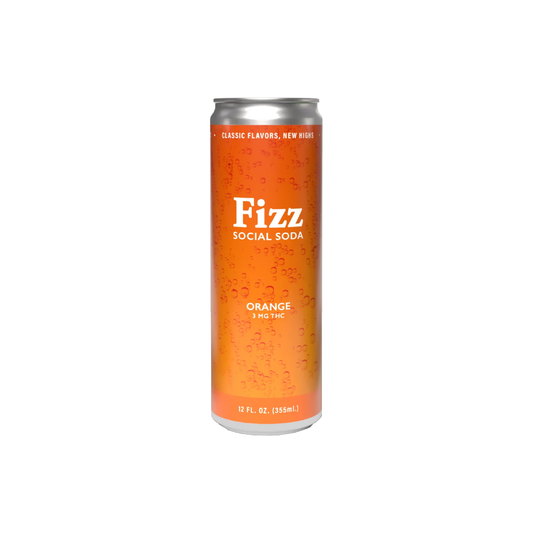 Fizz Orange 3mg THC can