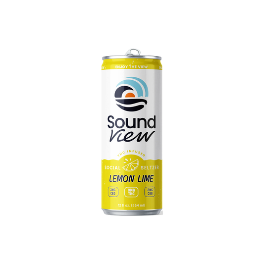 SoundView Lemon Lime 3mg THC can