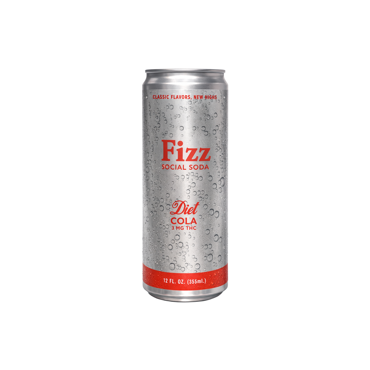 Fizz Diet Cola 3mg THC can