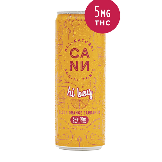 CANN Blood Orange Cardamon 5mg THC | 12oz 4 pack