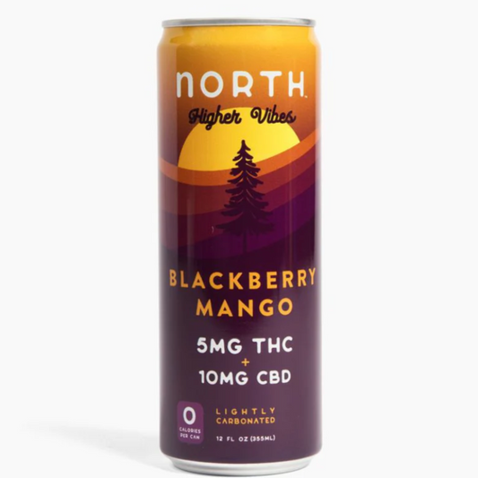 North Canna Blackberry Mango 5mg THC | 12oz 4 pack