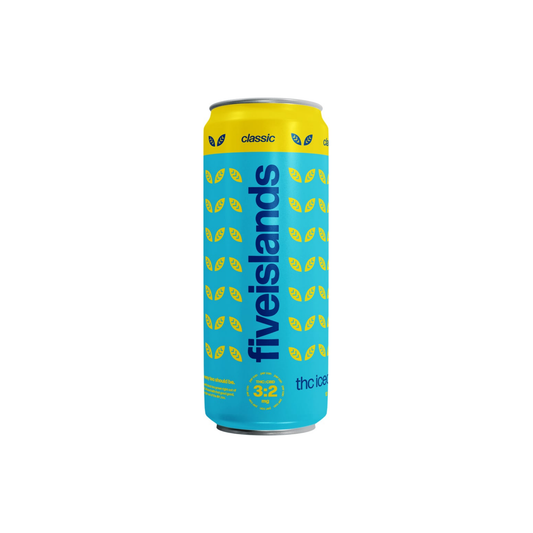 Five Islands Classic Iced Tea 3mg THC can