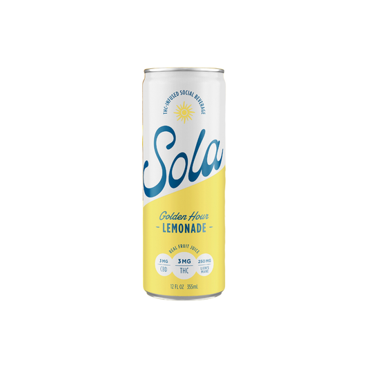 SOLA Lemonade 3mg THC can