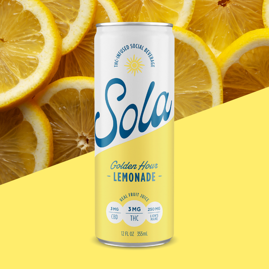 SOLA Lemonade 3mg THC lifestyle